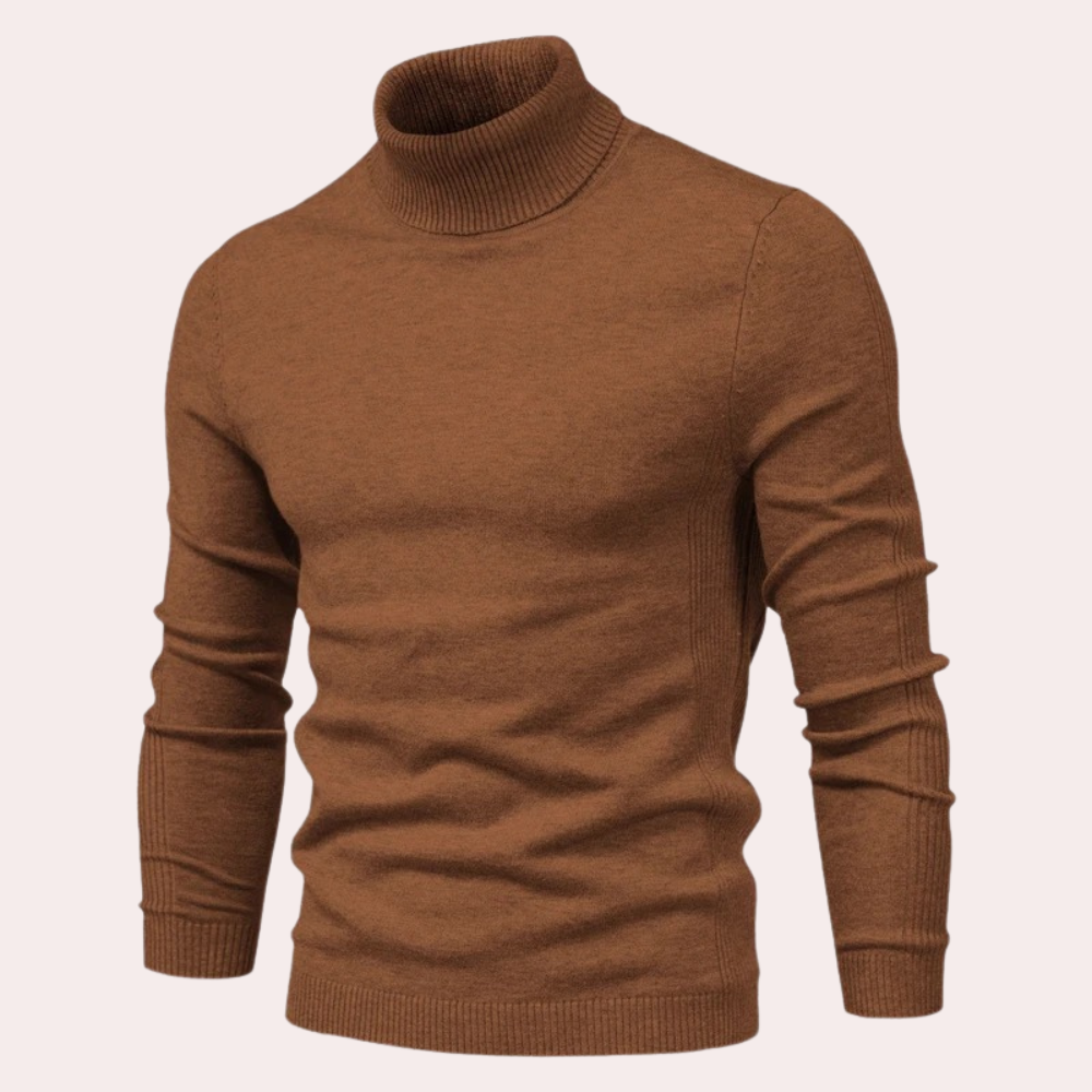 Lässiger Rollkragenpullover für Herren