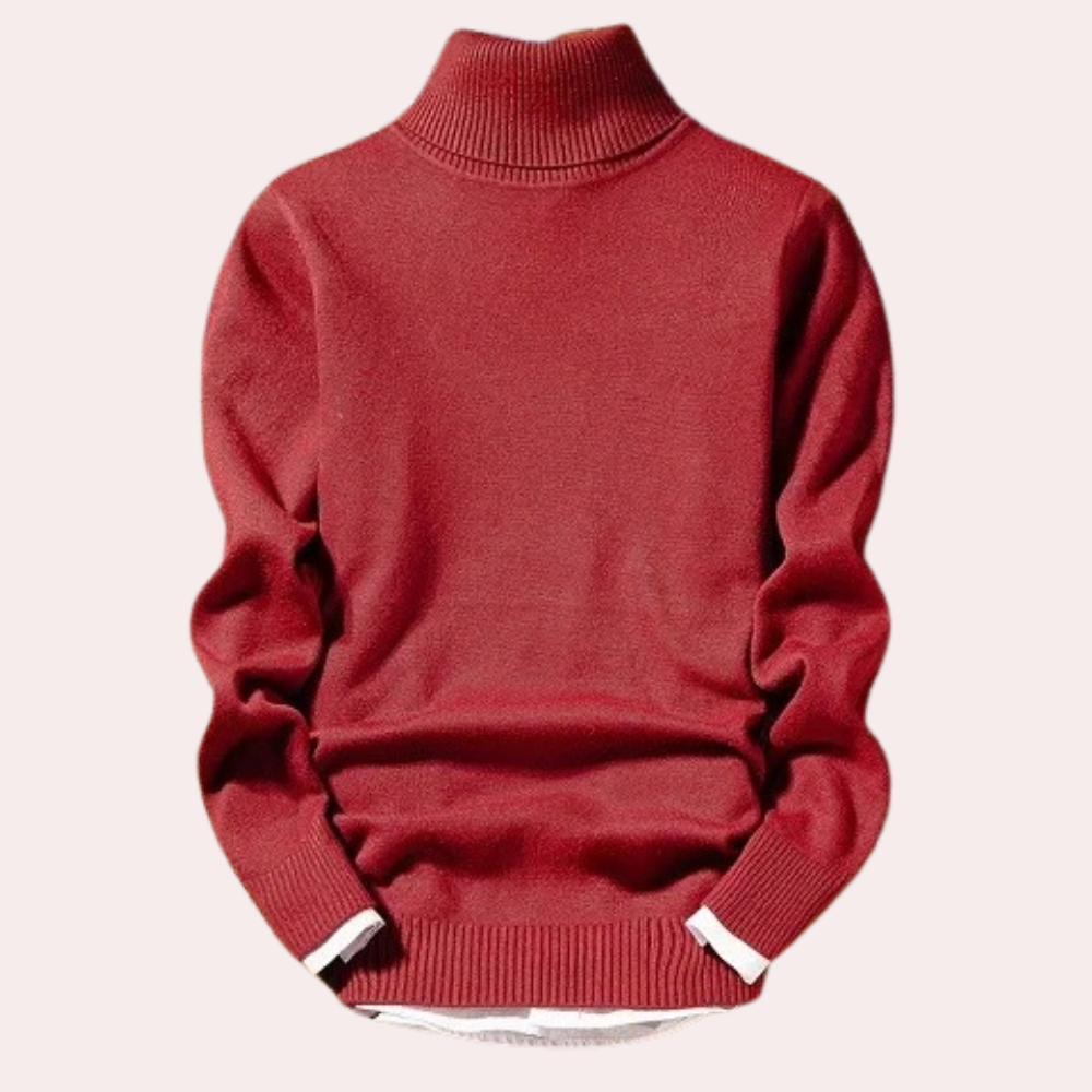 Klassischer Rollkragenpullover für Herren