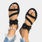 Stilvolle flache Sandalen für Damen