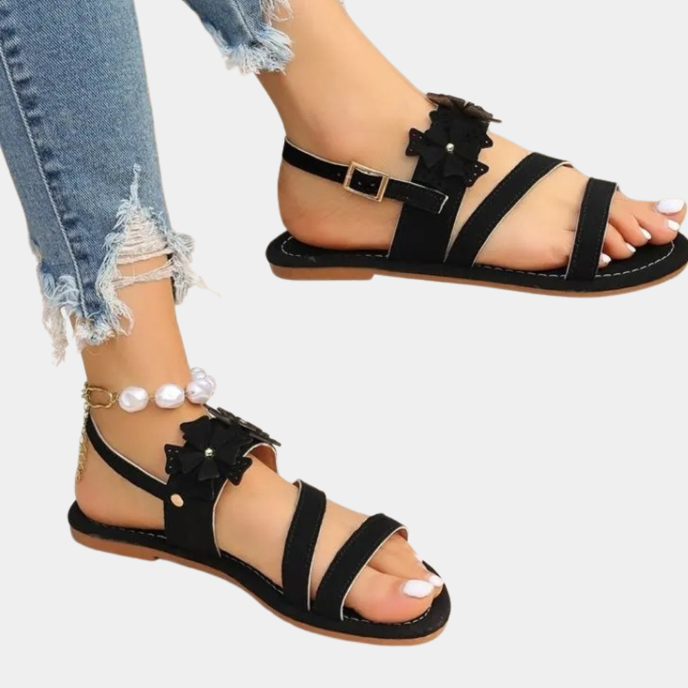 Stilvolle flache Sandalen für Damen