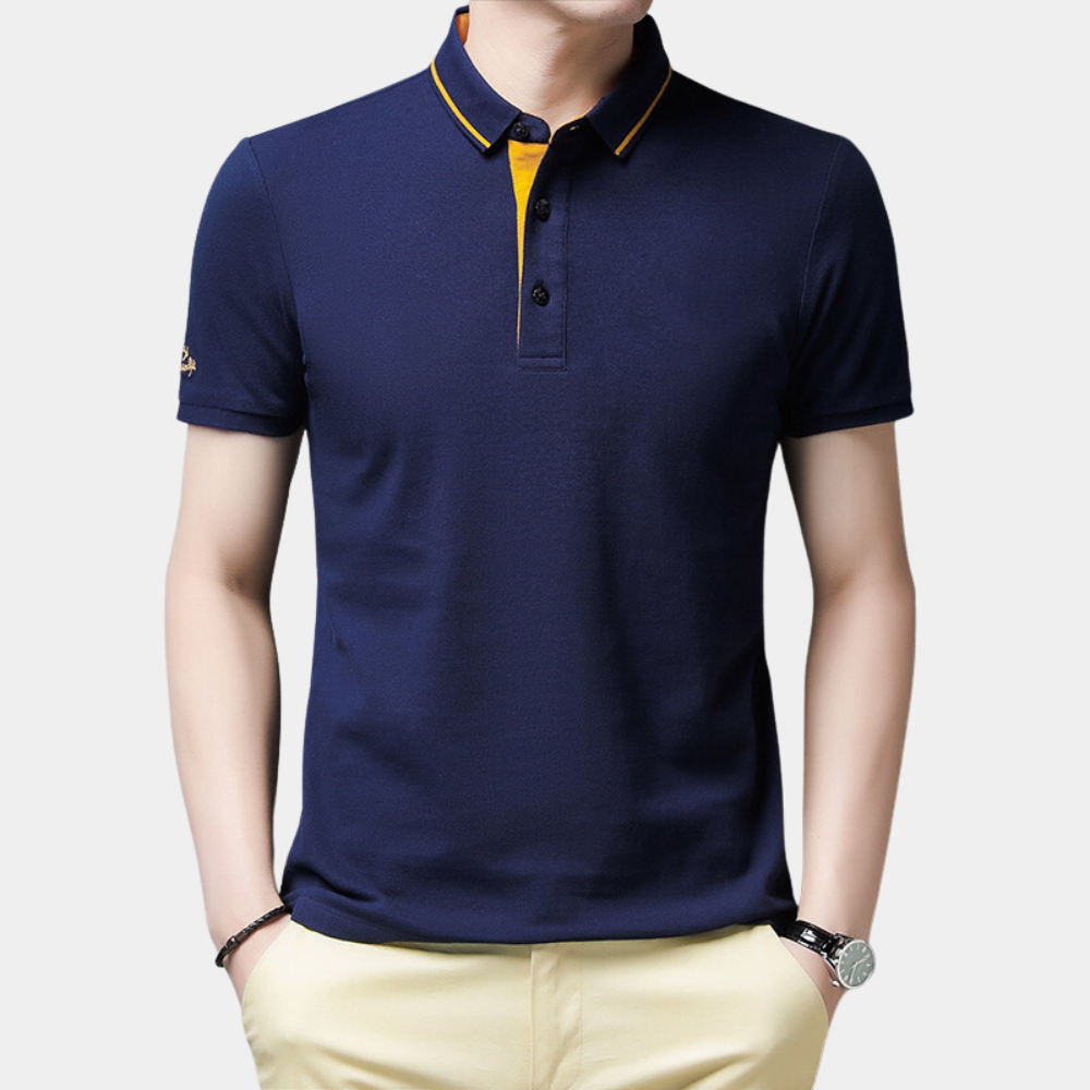 Kurzärmeliges Herren-Poloshirt