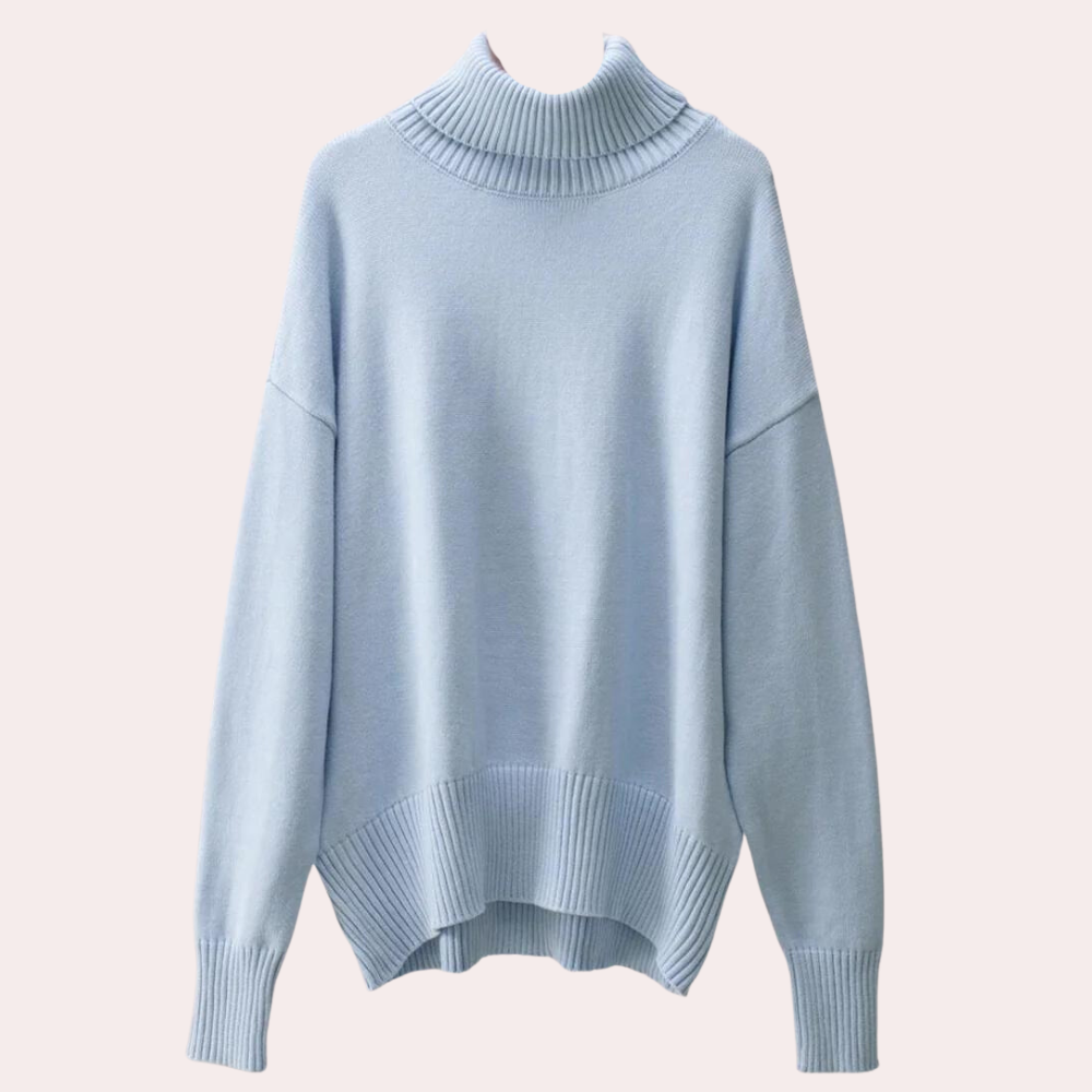 Bequemer Damen-Rollkragenpullover