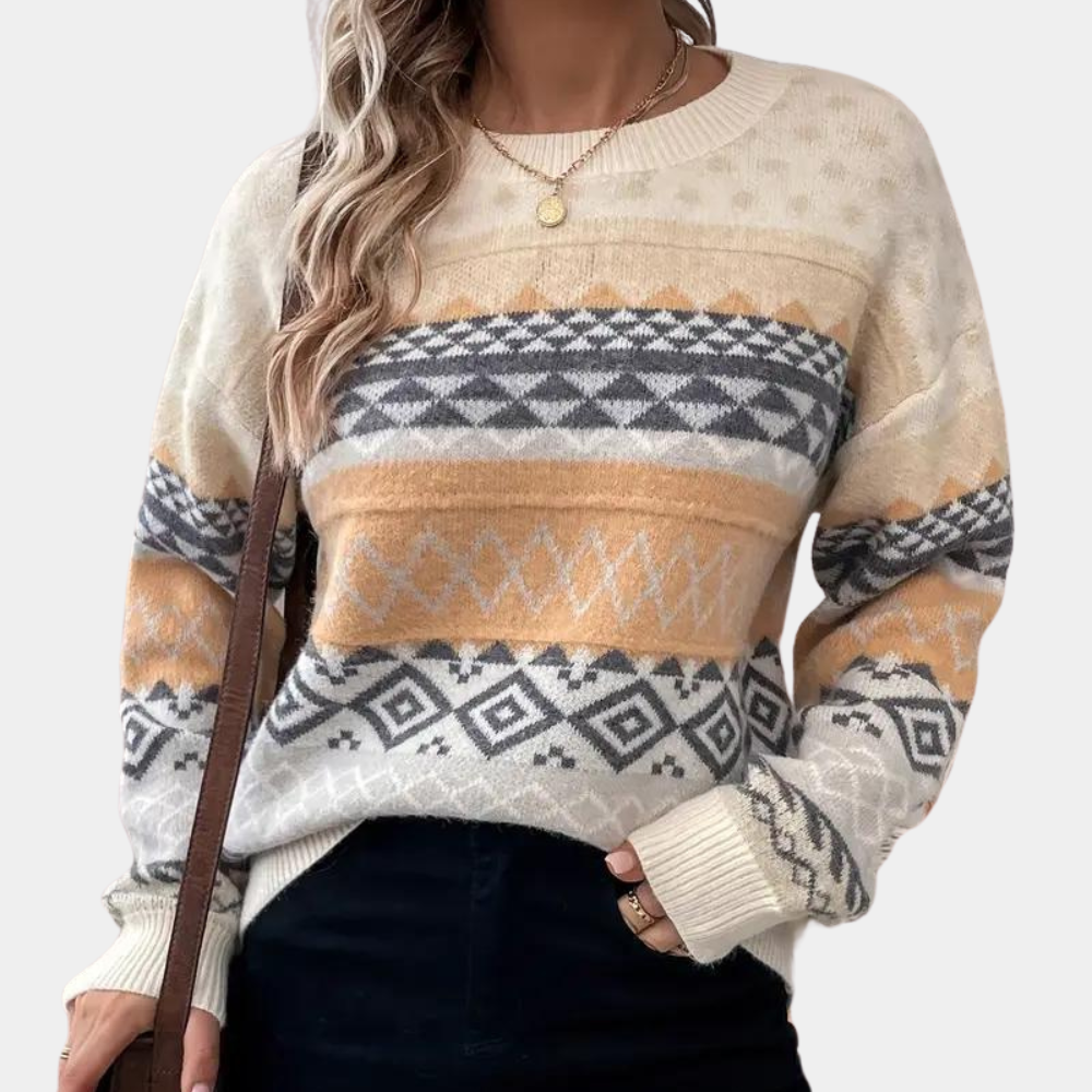 Stilvoller Strickpullover für Damen