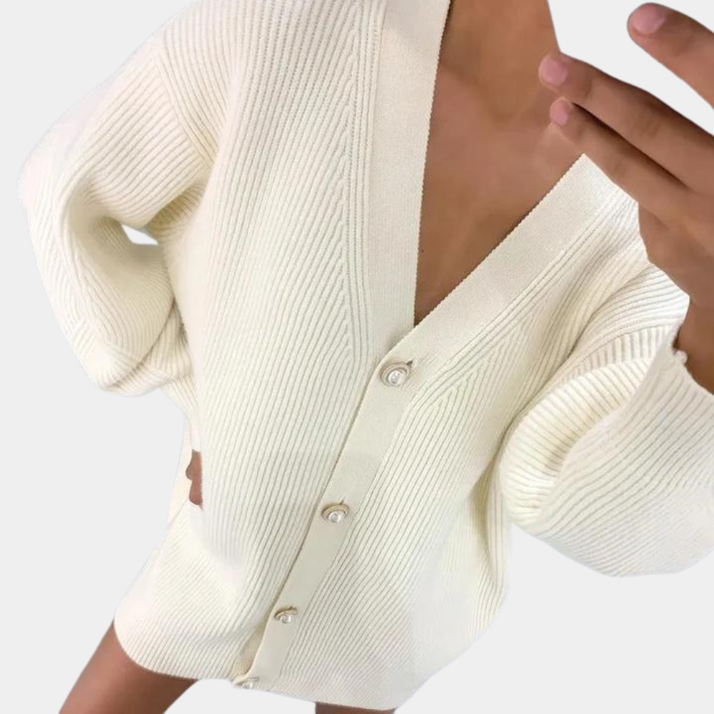 Klassische Strickjacke für Damen