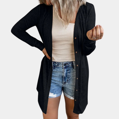 Schlichte Strickjacke für Damen