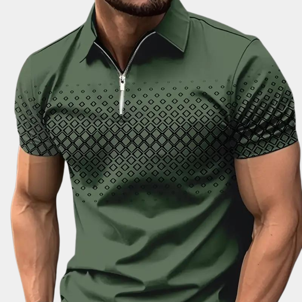 Bedrucktes Poloshirt für Herren