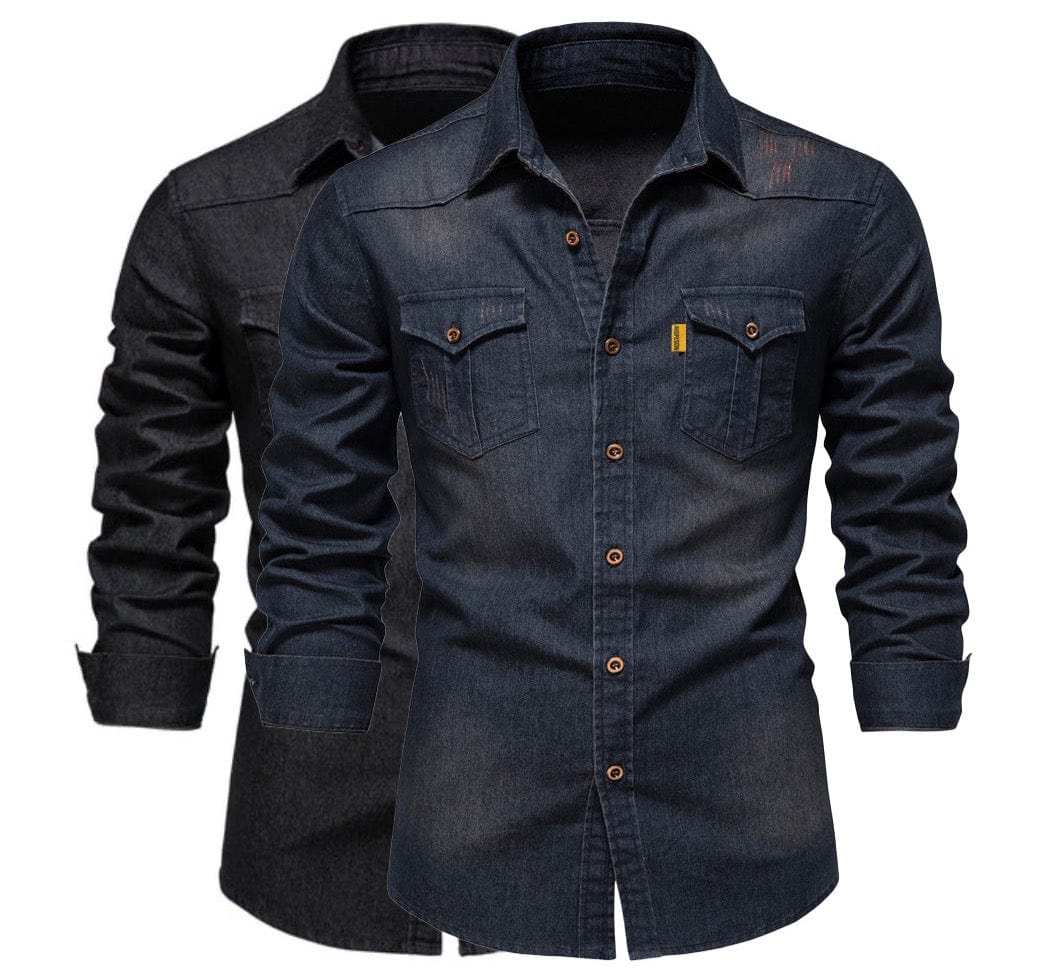 TrueBlue Gentlemen's Denim Hemd