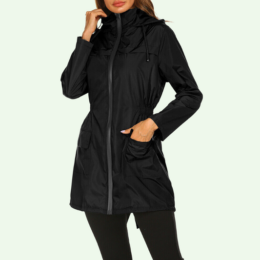 Cora Windbreaker Jacke | Damen Outdoorjacke mit Kapuze für den Herbst