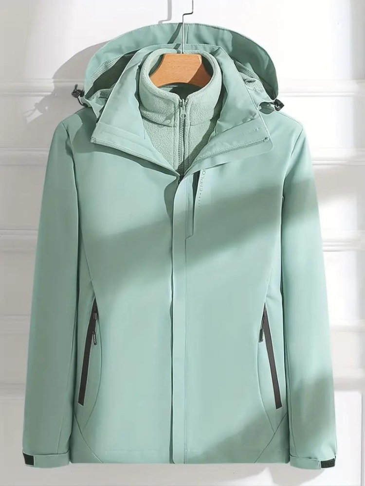 Corina Windbreaker Jacke | Warme Outdoorjacke für Frauen für den Winter