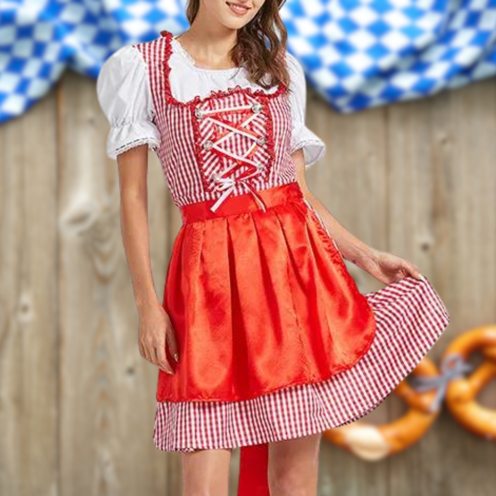 DELUXE - Einzigartige Tracht für Damen mit Schürze und Bluse