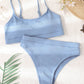 Plissee Bikini-Set - Lunowi