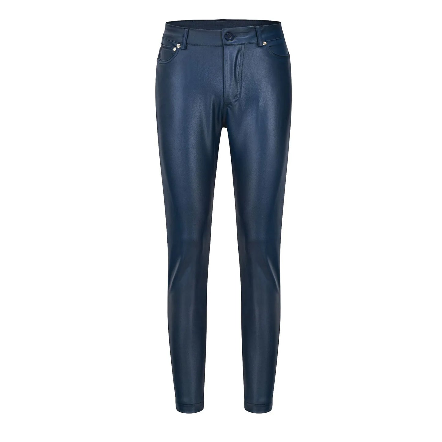 Elfrida | Skinny Lederhose mit hoher Taille