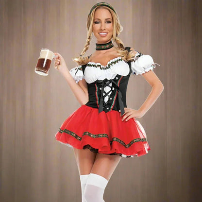 Klara- Oktoberfest Kostüme Deutsche Bier Maid Kleid