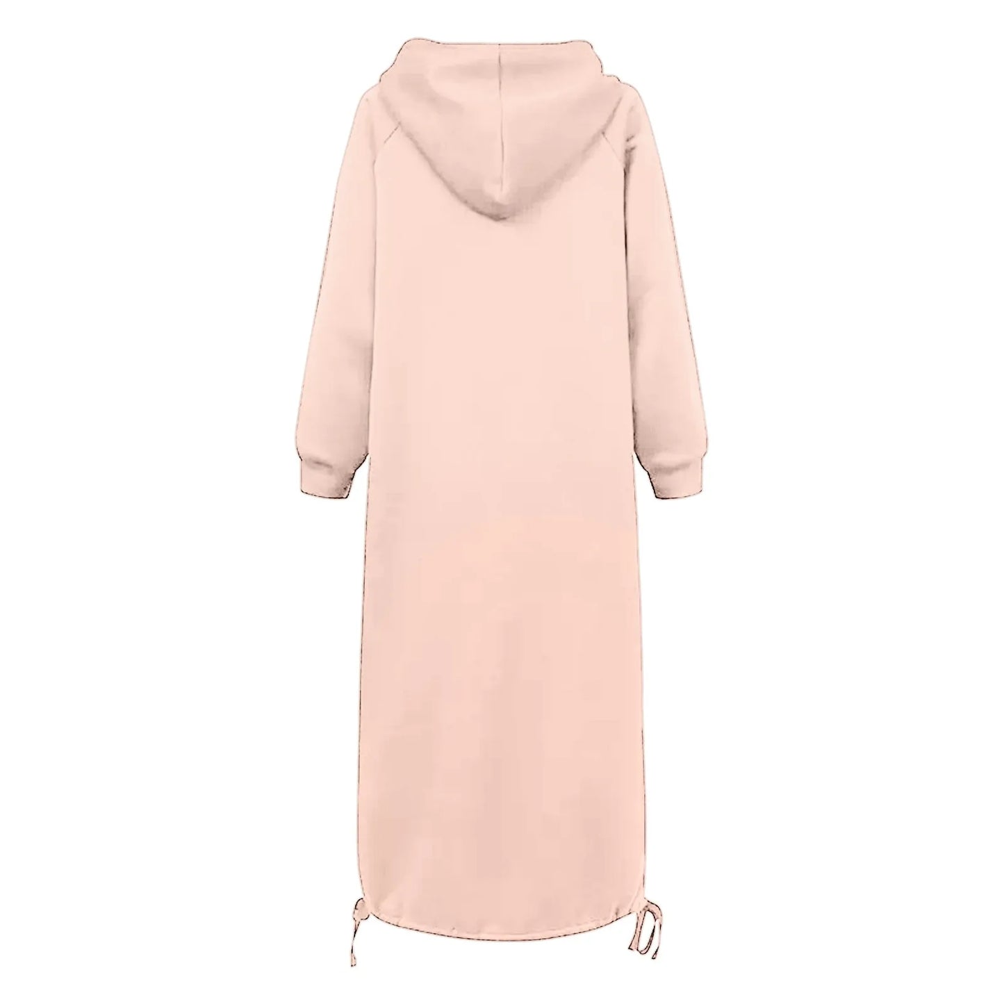 Urbanes Hoodie-Kleid mit Kängurutasche