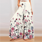 Xaviery | Random Print Sommer Damen Hose | Aprikose