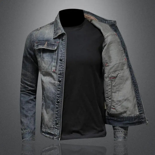 Carl™ - Retro-Denimjacke