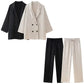 Trixia - Blazer und Hosen Set - Lose Passform