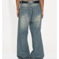 Weldon - gewaschene Retro Weite Jeans