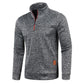 Roter BodyFit Halb-Zip Pullover - Max