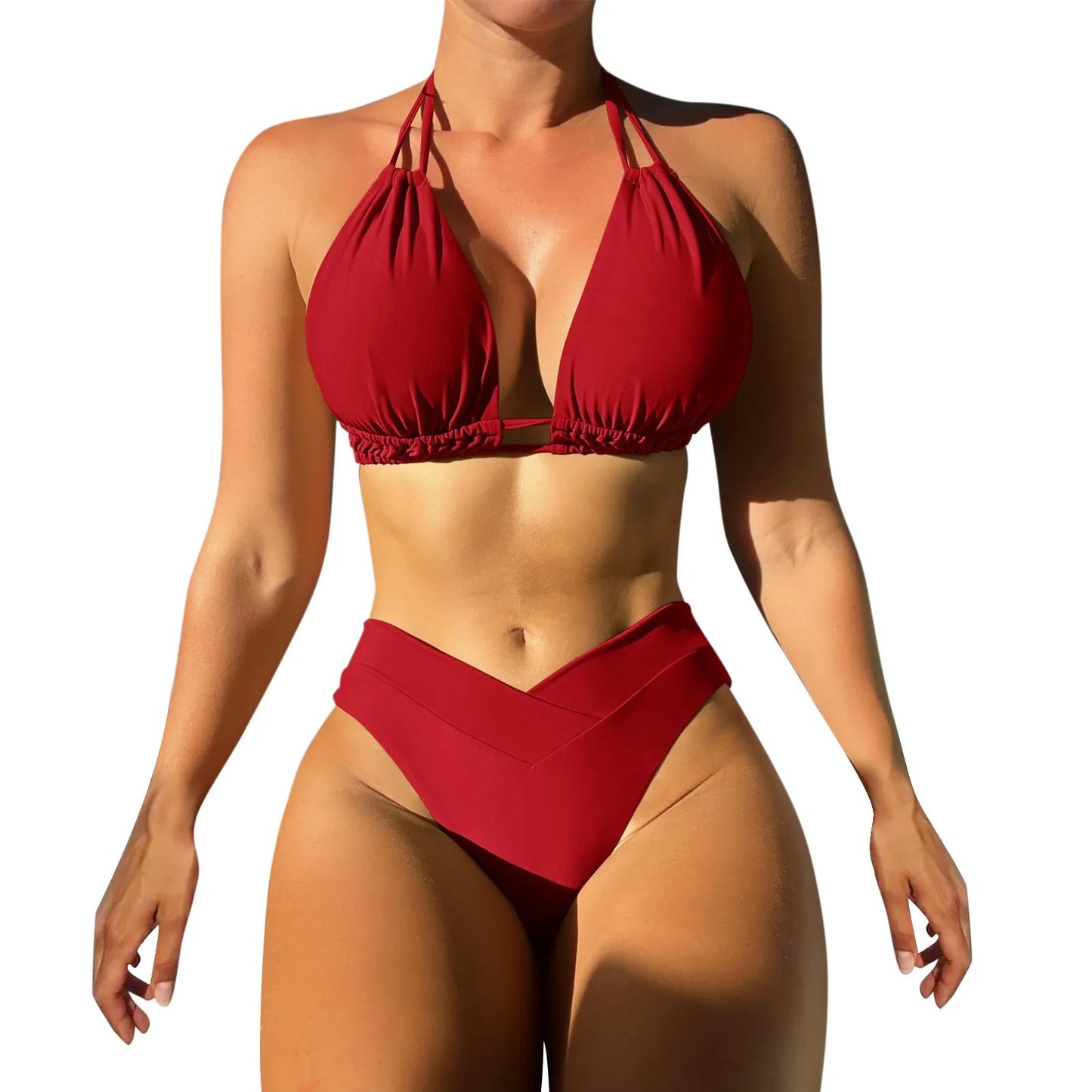 High Waist Bikini Set - Lunowi