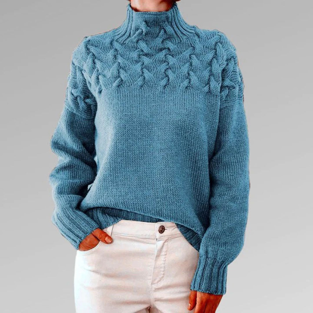 Eleganter Pullover mit Rollkragen