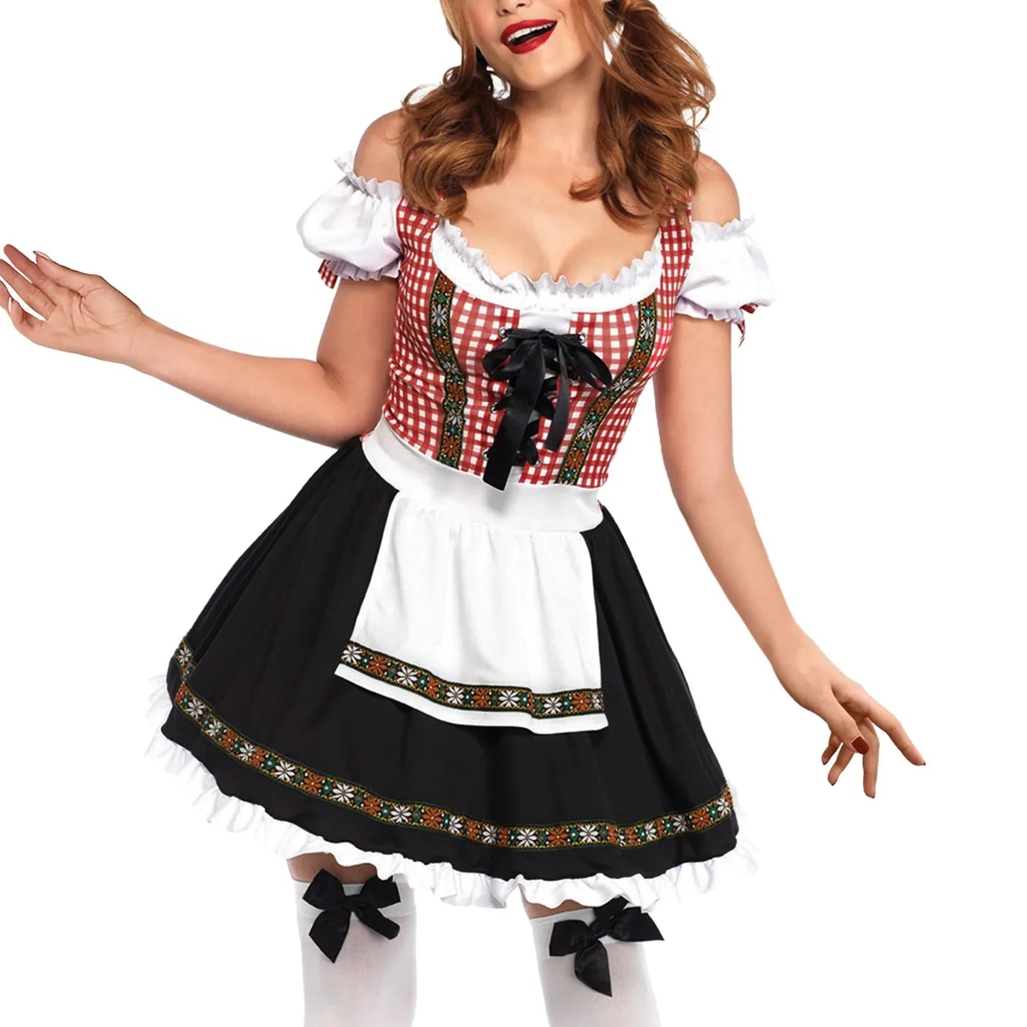 Gianna | Oktoberfest Sexy trägerloses Kleid