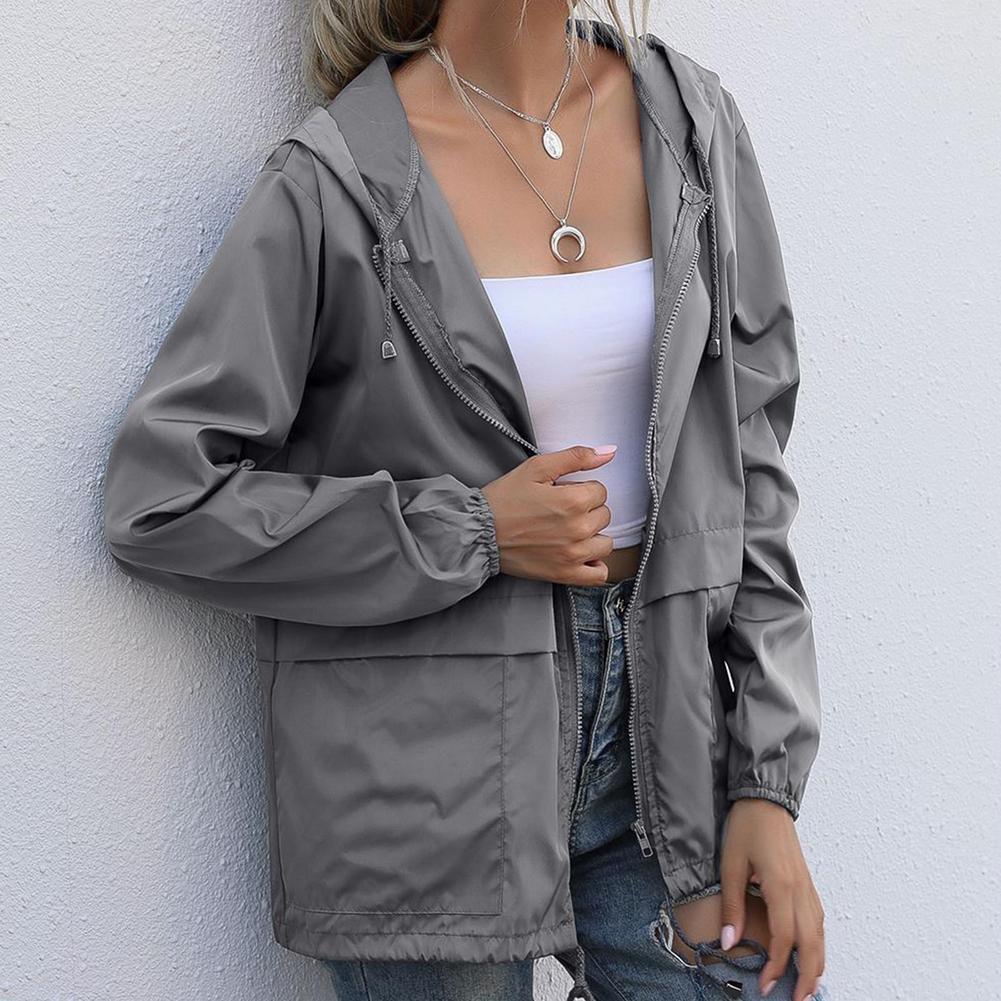 Winddichte Sommerjacke mit Kapuze - Eliana