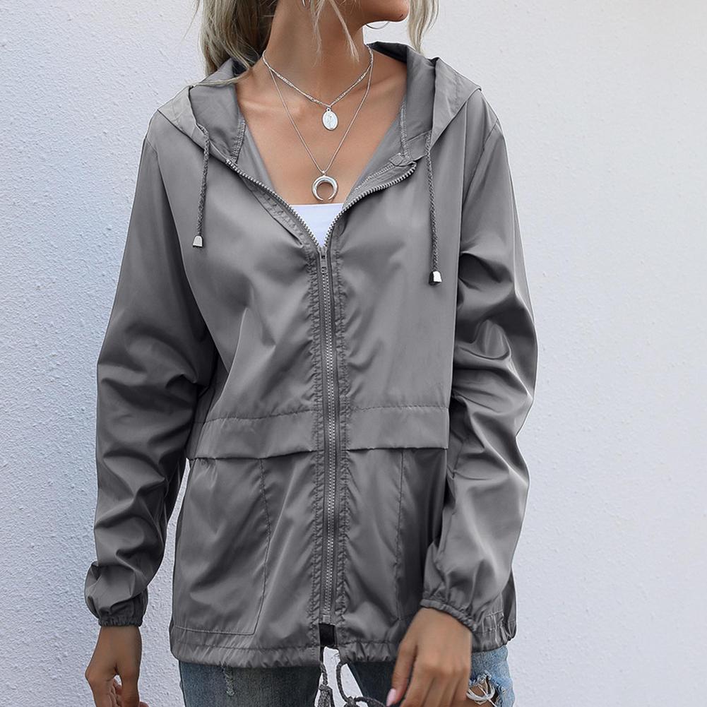 Winddichte Sommerjacke mit Kapuze - Eliana