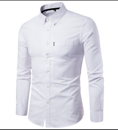 Kevin – klassisches button-up-hemd für herren