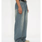 Weldon - gewaschene Retro Weite Jeans