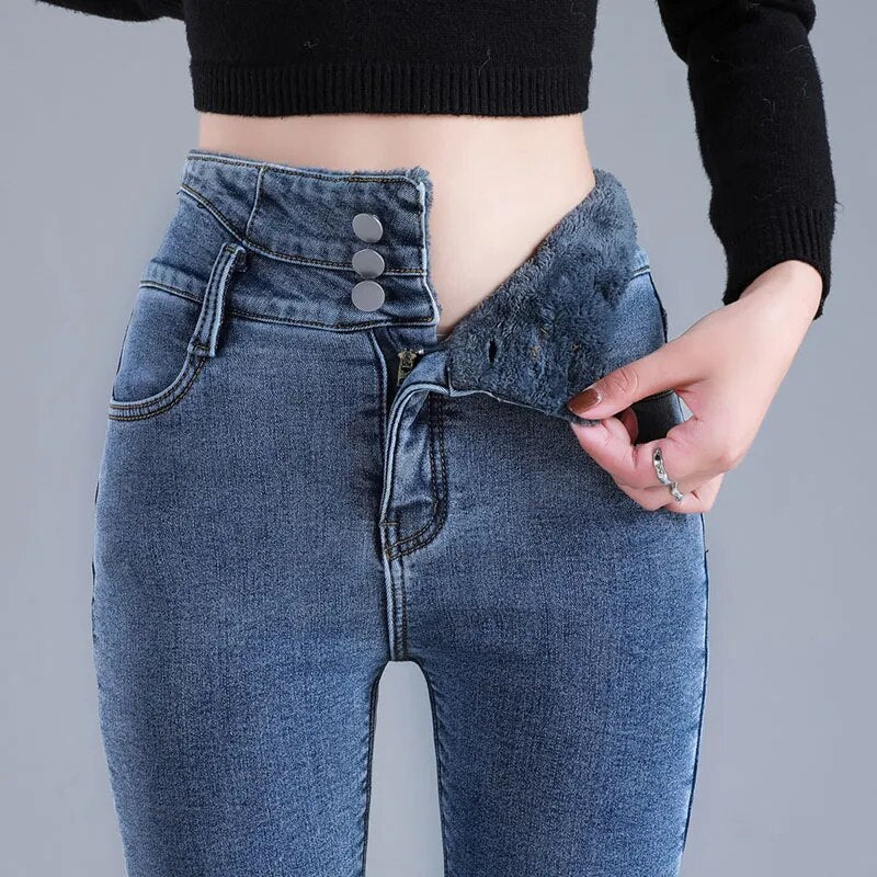 Anya™ | schöne Winterjeans aus Fleece