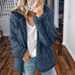 Witte Fuzzy Gebreide Strickjacke - Emma