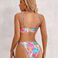 Hilde - Tropisches Blumenmuster-Bikini