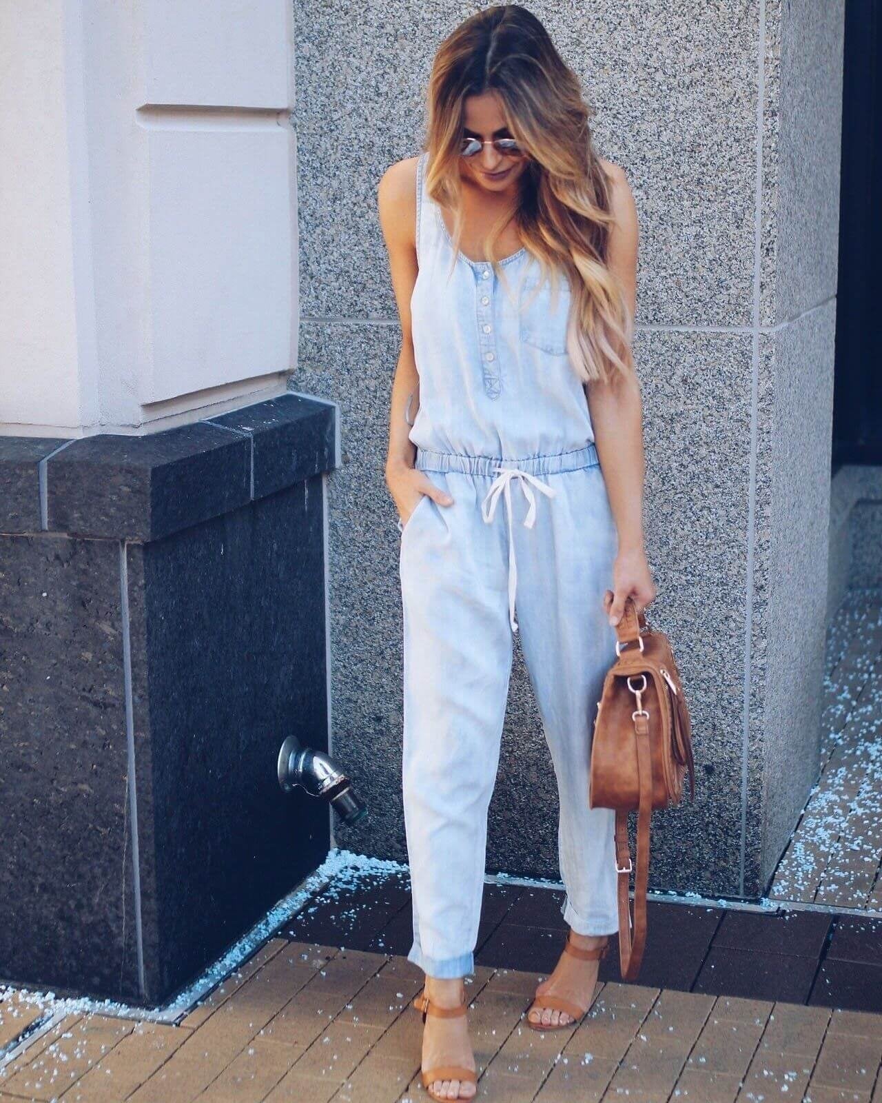 INES™️ | JUMPSUIT IN DENIM-LOOK