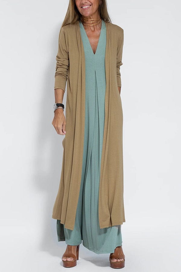 Luisa™ - The Elegant Long Dress + Matching Vest!