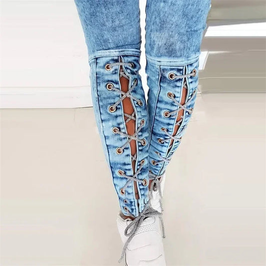 Bretta | Zurück bind Legs Slim Jeans