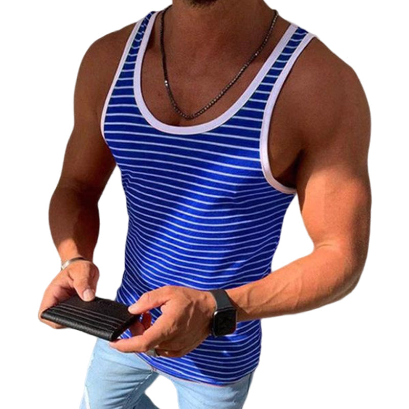 Gestreiftes lässiges Tanktop für Herren