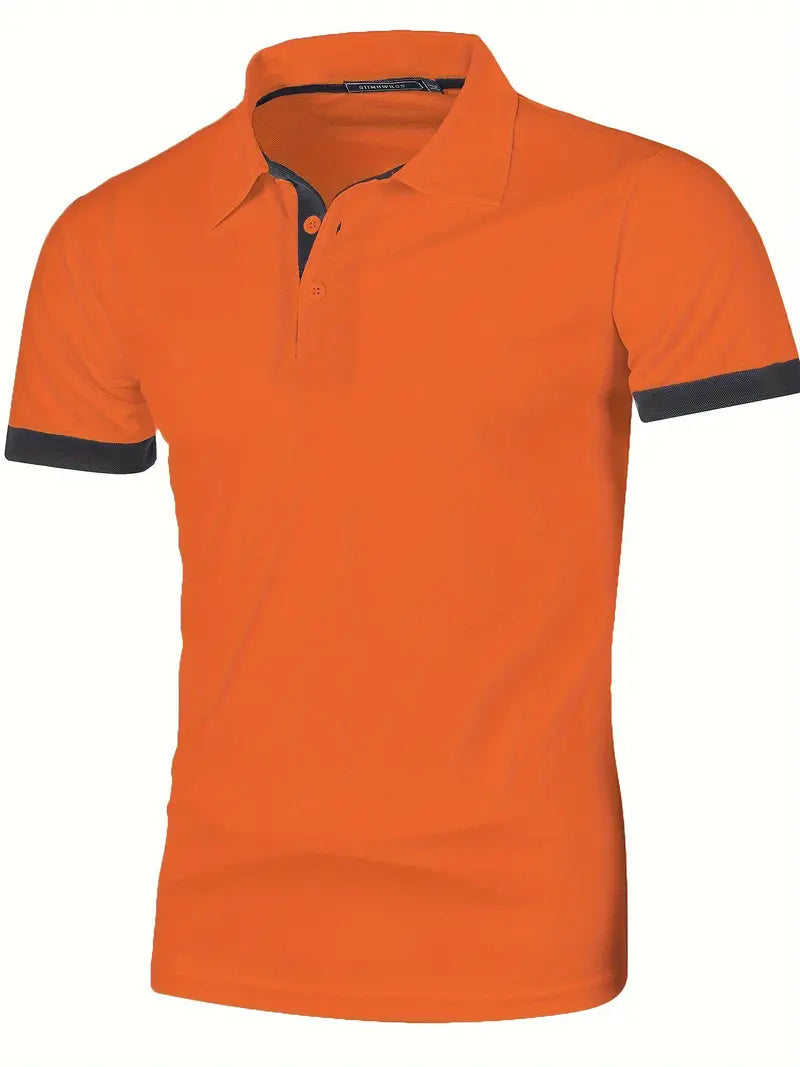 William – lässiges colorblock-shirt für herren