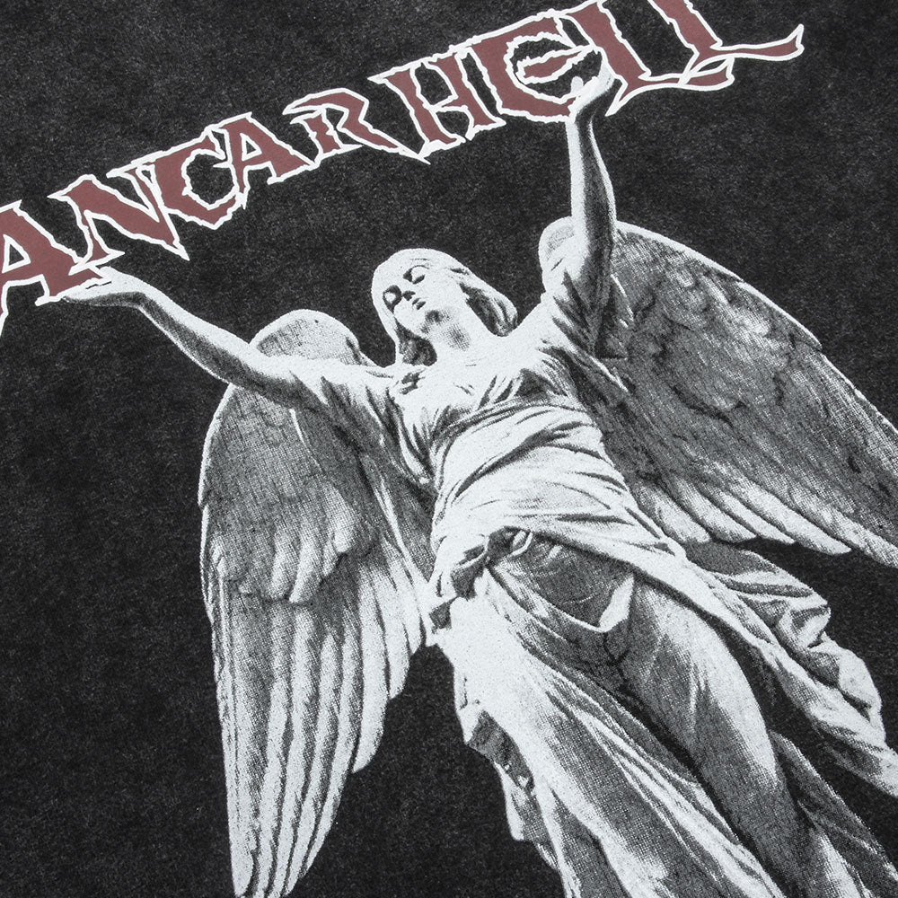 "Angel Statue" -  Oversize T-Shirt mit Print