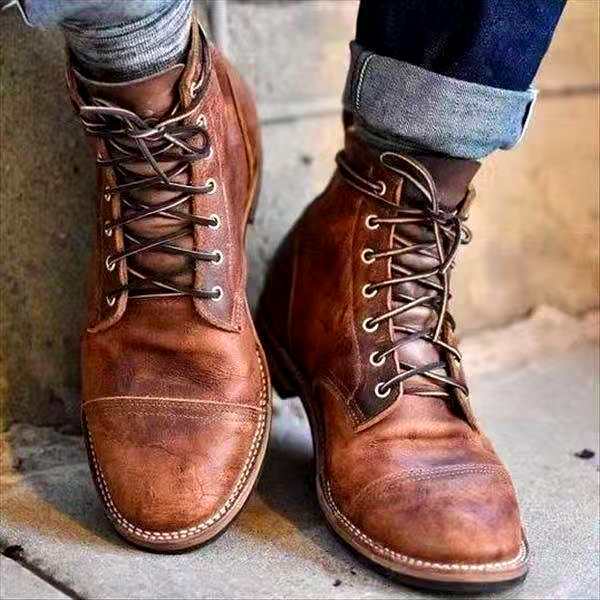 David – retro-schnürstiefel für herren