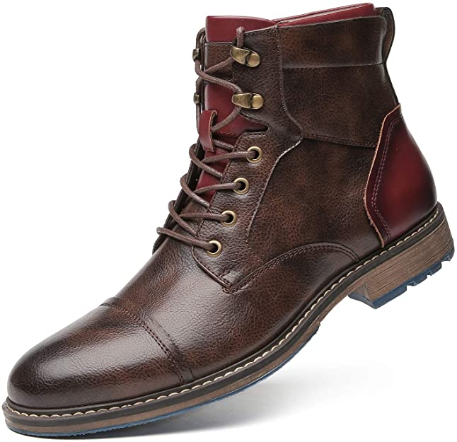 Rustbraune Premium Oxford Stiefel - Henrik