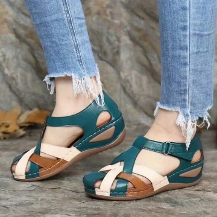 Lena - Bequeme Keilabsatz-Sandalen für Damen