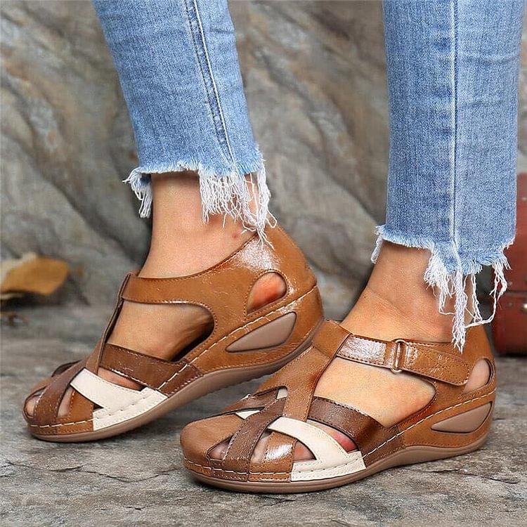 Lena - Bequeme Keilabsatz-Sandalen für Damen