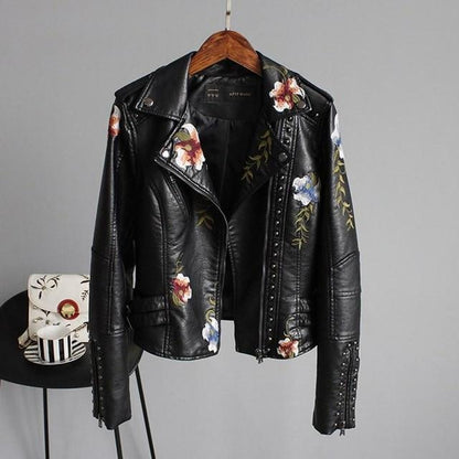 Floralyn™ Lederjacke