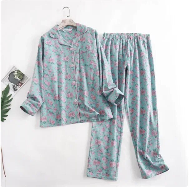 Cymopeleia | Pyjama-Sets aus Baumwollflanell