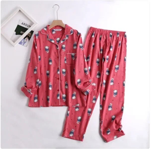 Cymopeleia | Pyjama-Sets aus Baumwollflanell